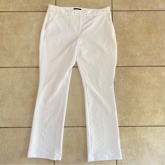 Express white Boot Cut dress Pants - Picture 1 of 6